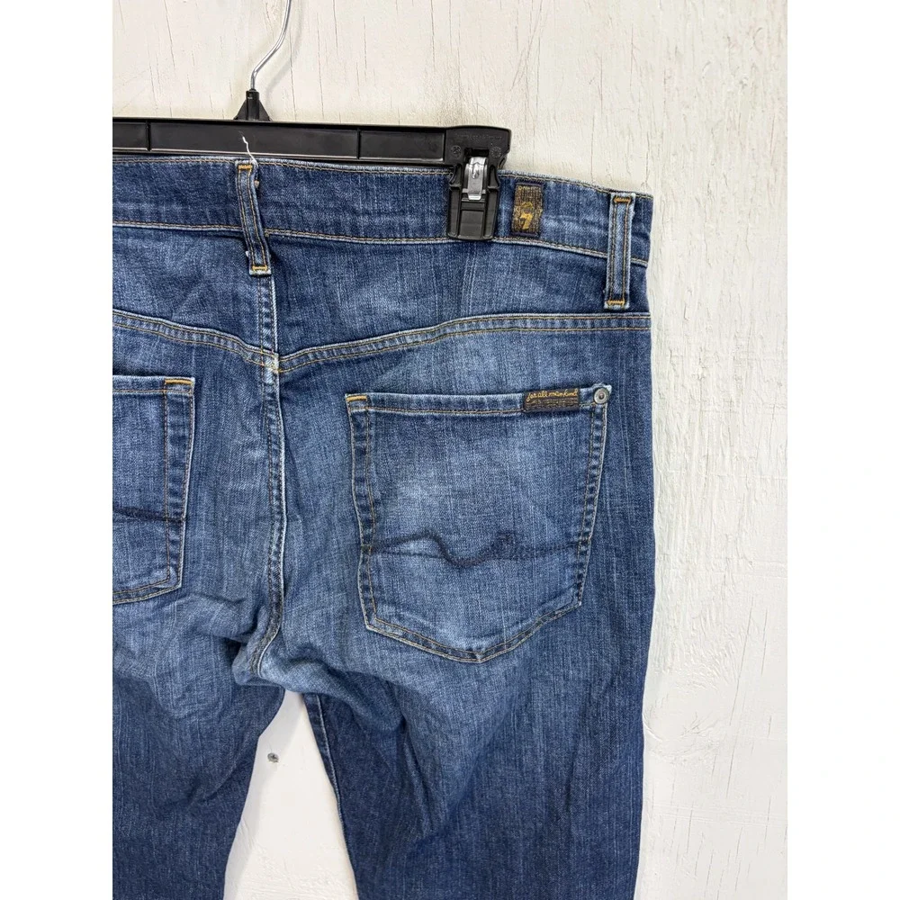 Mens Seven 7 For All Mankind Jeans Pants Standard Size 34x28 Button Fly 7FAM